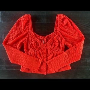 Free people knit corset top